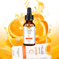 Vitamine C sérum étiquette privée blanchissante hydratante